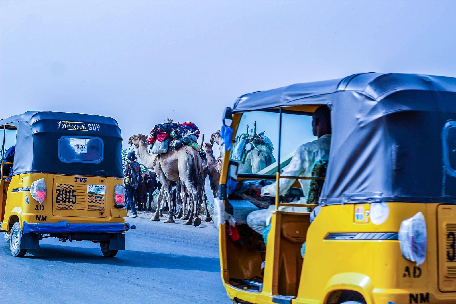 Public Transport in Nigeria: Buses, Motorcycles and Taxis
